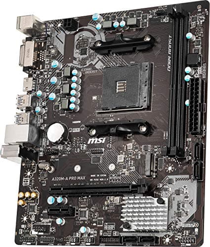 MSI A320 A320M-A PRO MAX AM4 DDR4 Micro ATX image