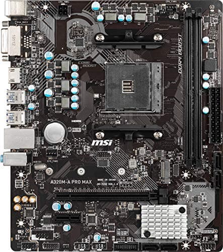 MSI A320 A320M-A PRO MAX AM4 DDR4 Micro ATX image