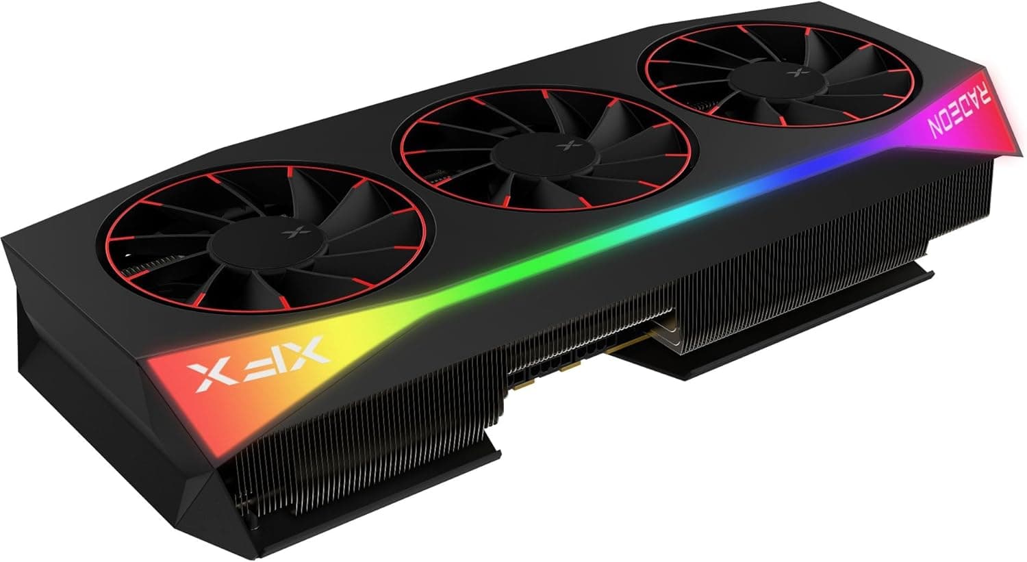 XFX Mercury OC Magnetic Air RGB Radeon RX 9070 XT 16GB GDDR6 Black image
