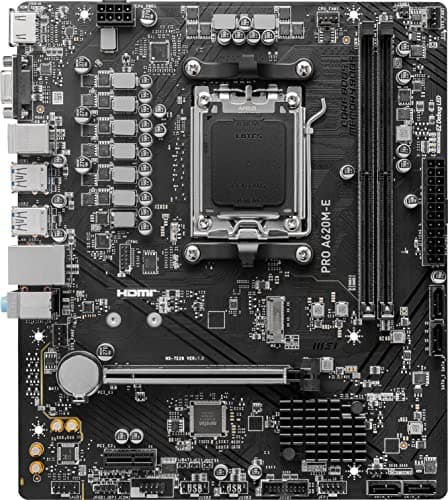 MSI PRO A620M-E AM5 DDR5 Micro ATX image