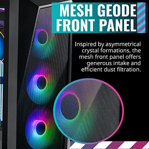 Cooler Master CMP 520 ATX Mid Tower Black Tempered Glass image