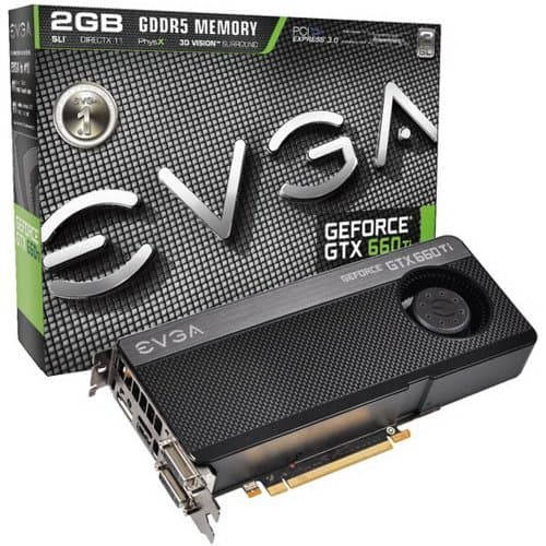 EVGA 02G-P4-3660-KR GeForce GTX 660 Ti 2 GB image
