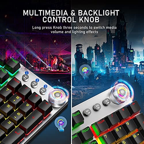 Aula SHIHUNZAN Wired Gaming Keyboard With Laser Mouse image