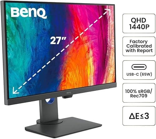 BenQ PD2705Q 27" 1440p 60Hz IPS Monitor image