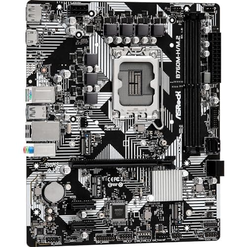 ASRock B760 M-H/M.2 LGA1700 DDR5 Micro ATX image