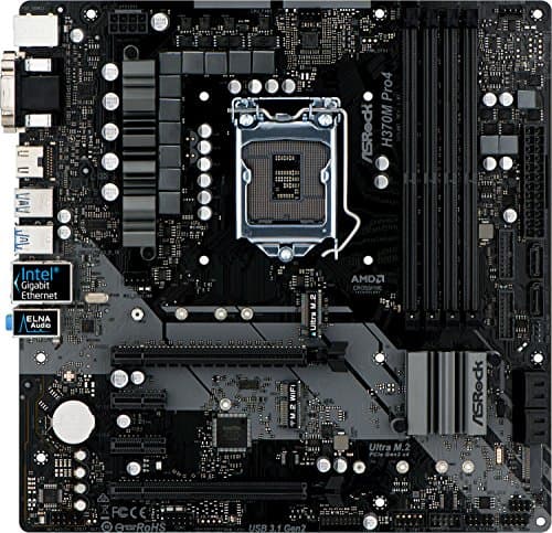 ASRock H370 Pro4 LGA 1151 (300 Series) Intel H370 SATA 6Gb/s ATX Intel Motherboard image