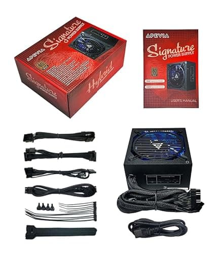 Apevia Signature Black 1050W Semi-Modular 80+ Bronze Certified image