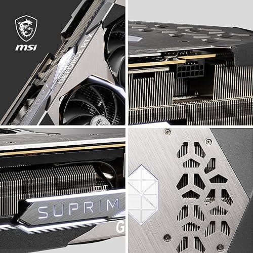 MSI SUPRIM X GeForce RTX 4080 16GB GDDR6X Black image