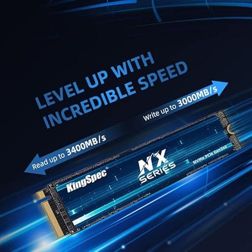 KingSpec NX-2280 512GB SSD M.2 PCIe 3.0 NVMe image