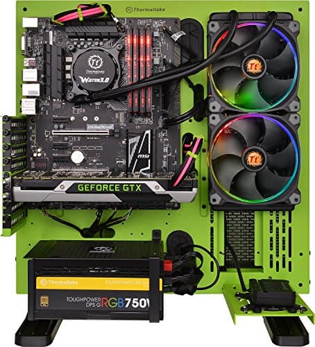 Thermaltake Water 3.0 Riing RGB Water 280mm 81.2 CFM RGB Black / Red image