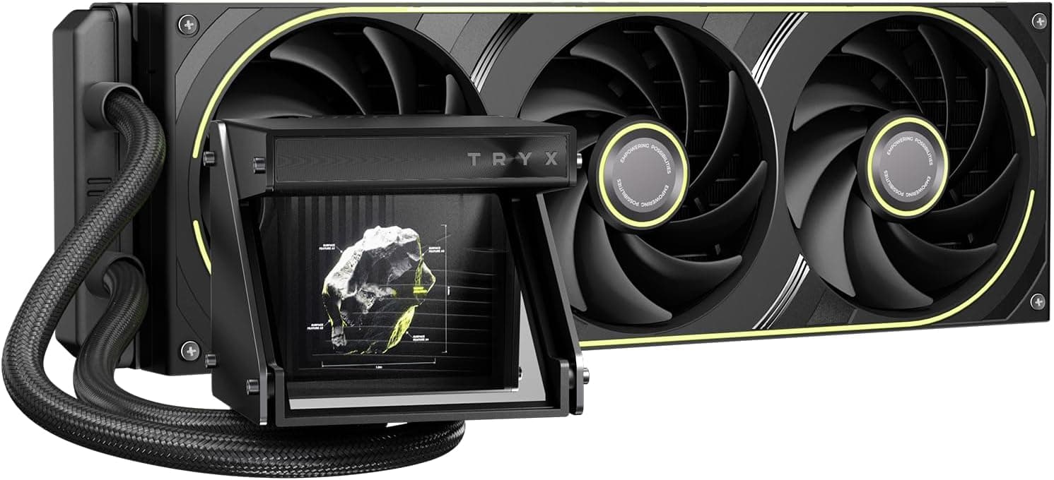 TRYX HOLO ARGB 360mm Liquid Cooler Black main image