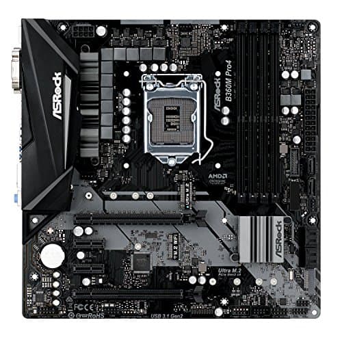 ASRock B360 M Pro4 DDR4 Micro ATX image