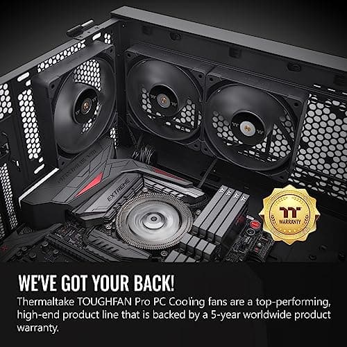 Thermaltake TOUGHFAN 12 Pro 120mm Black PWM 70.8 CFM image