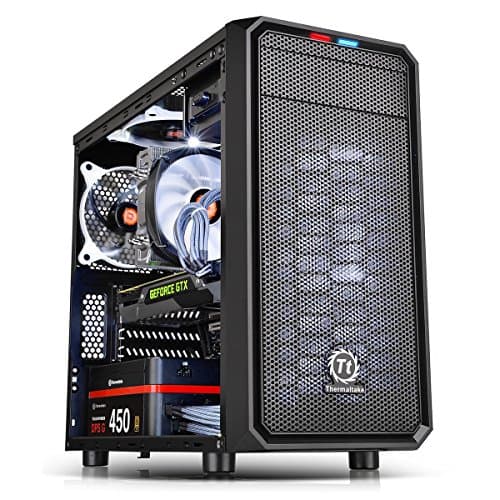 Thermaltake Versa H15 Micro ATX Mid Tower Black with Acrylic Side Panel and USB 3.2 Gen 1 Type-A, USB 2.0 Type-A image