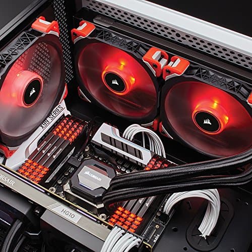 Corsair ML120 Pro 120mm Black / Red PWM Red 75 CFM image