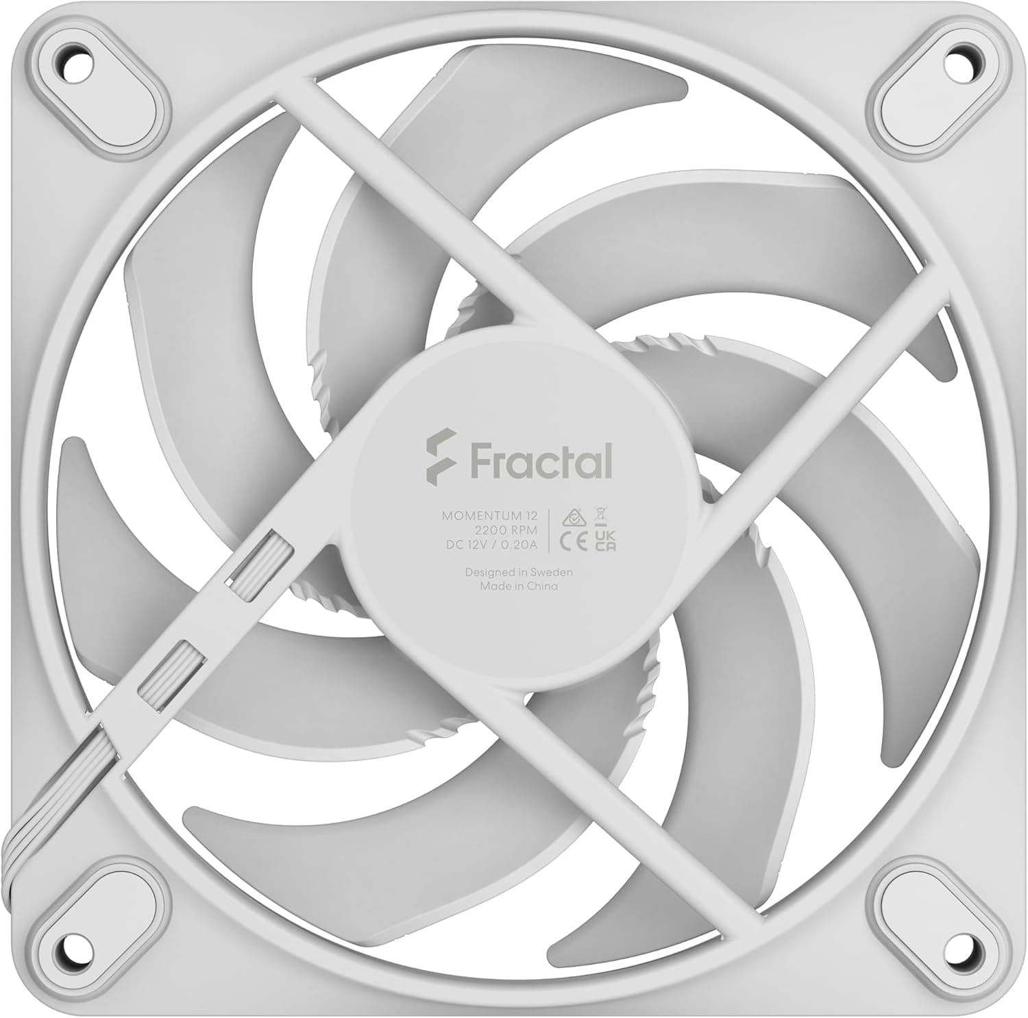 Fractal Design Momentum 120 White image