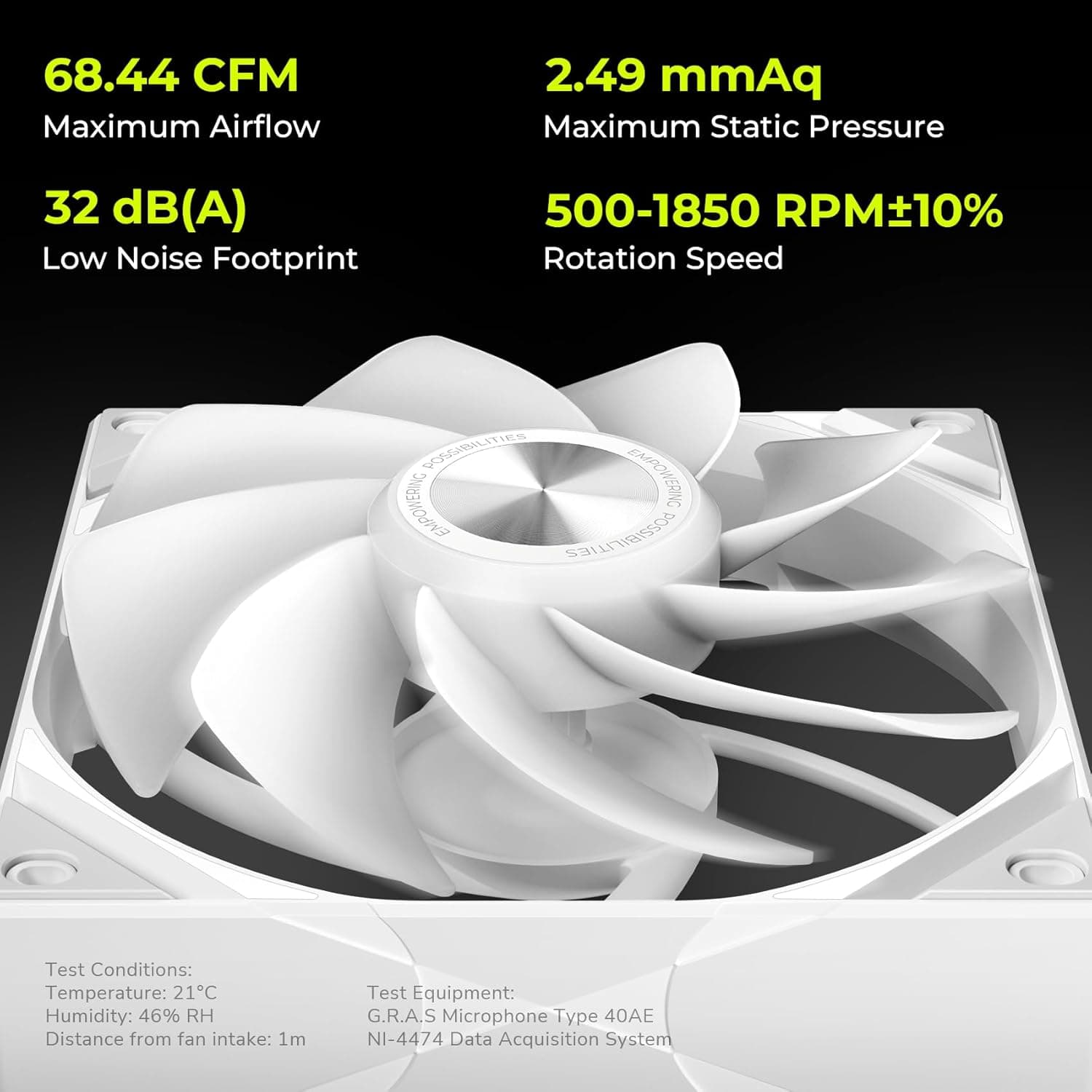 TRYX ROTA SL 120mm White Reverse Addressable image