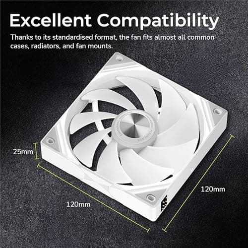 TRYX ROTA SL 120mm PWM Addressable RGB  White 3-Pack image