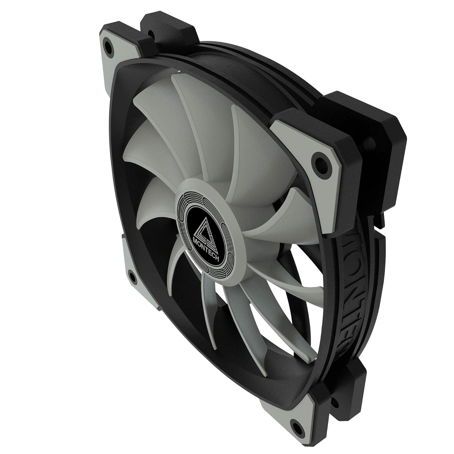 Montech AIR FAN P120 73 CFM 120mm Gray / Black PWM 2-Pack image