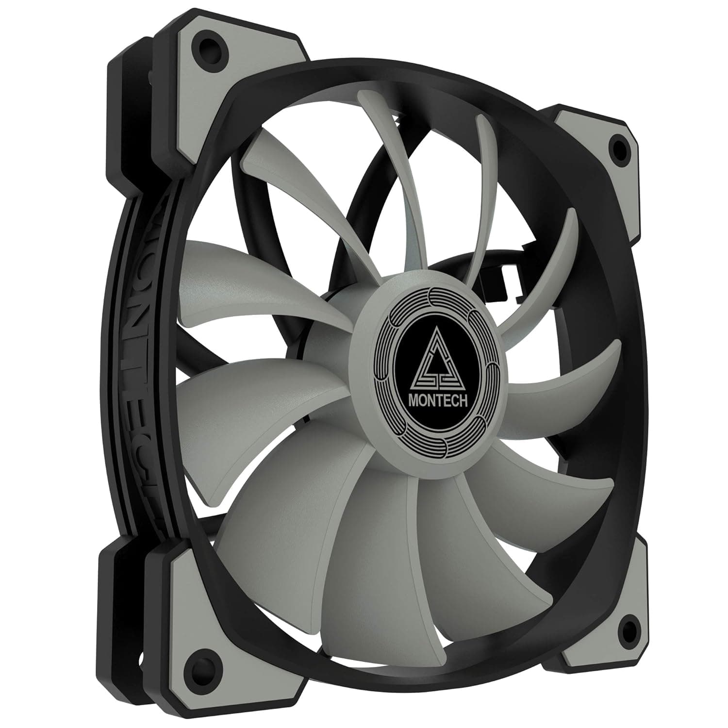 Montech AIR FAN P120 73 CFM 120mm Gray / Black PWM 2-Pack image