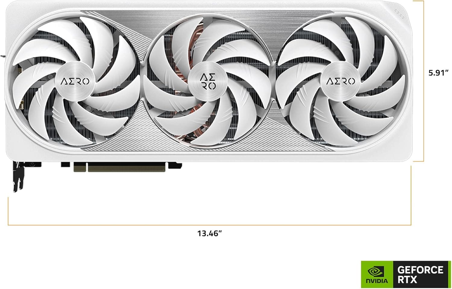 Gigabyte AERO OC GeForce RTX 4090 24GB GDDR6X Silver / White image