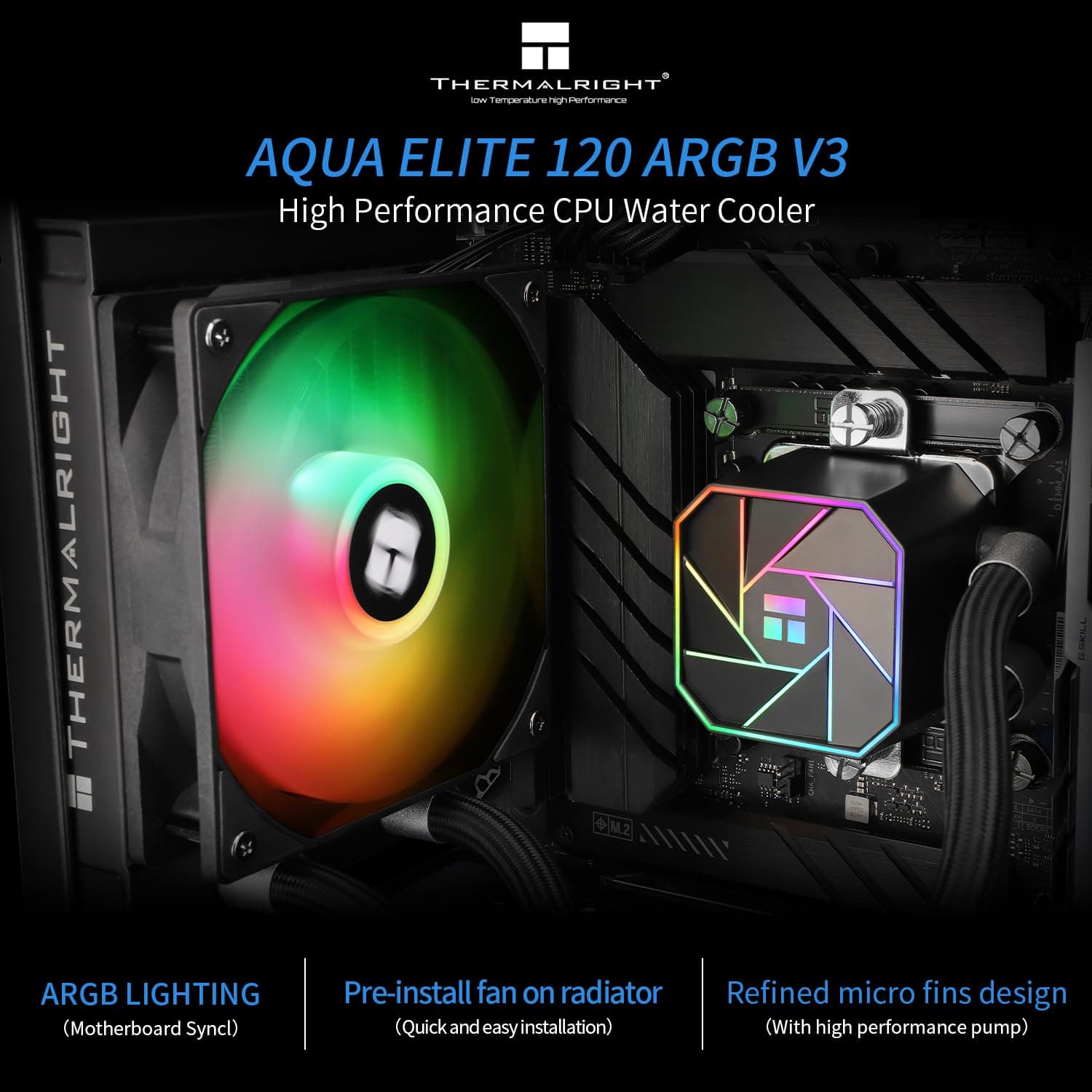 Thermalright Aqua Elite V3 Water 120mm Black image