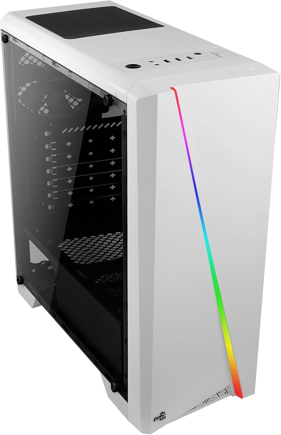 AeroCool Cylon RGB Mid Tower White image