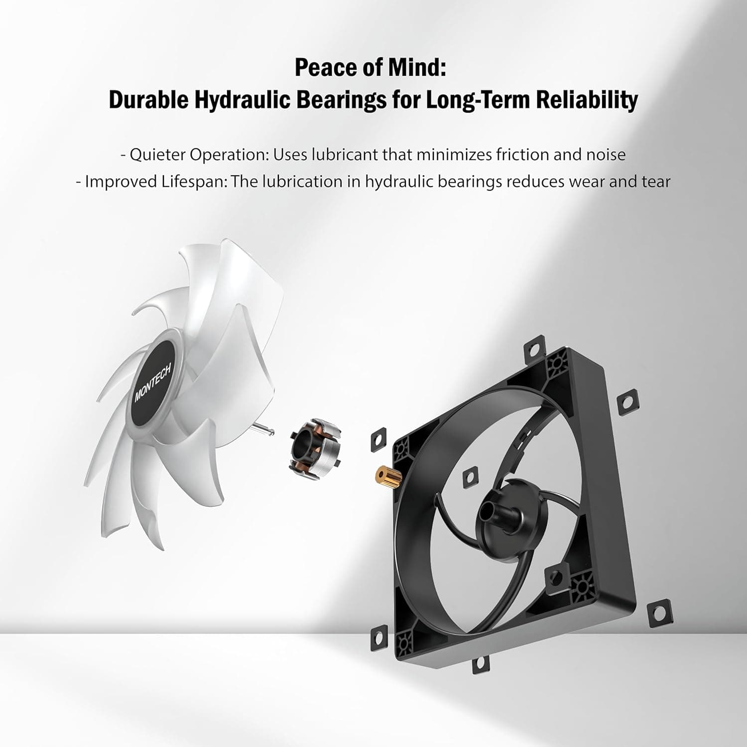 Montech GF120 ARGB PWM 120mm Black 1-Pack image