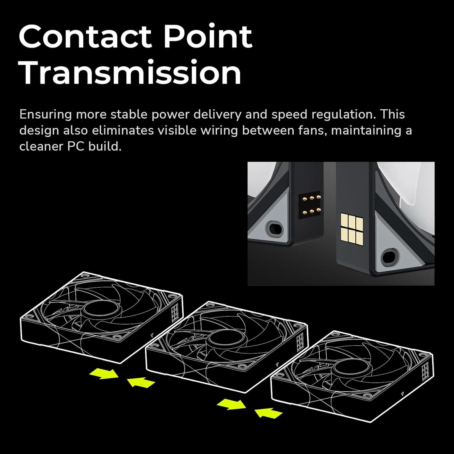 TRYX ROTA SL 120mm Black Addressable RGB 3-Pack image