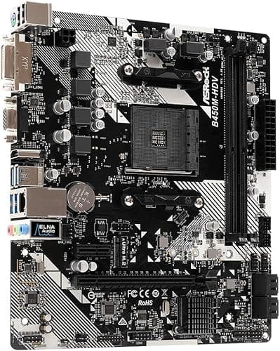 ASRock B450 HDV R4.0 AM4 DDR4 Micro ATX image