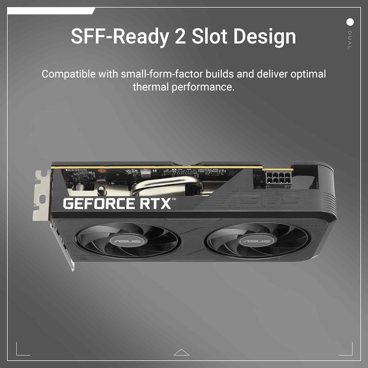 ASUS Dual GeForce RTX 5050 8GB GDDR6 OC Edition BLACK image