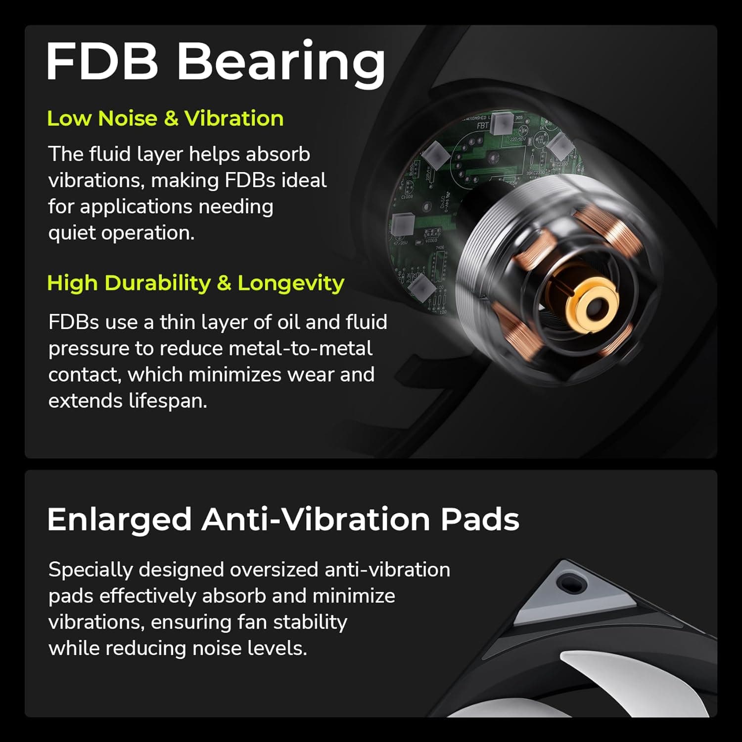 TRYX ROTA SL 120mm Black Addressable RGB 3-Pack image