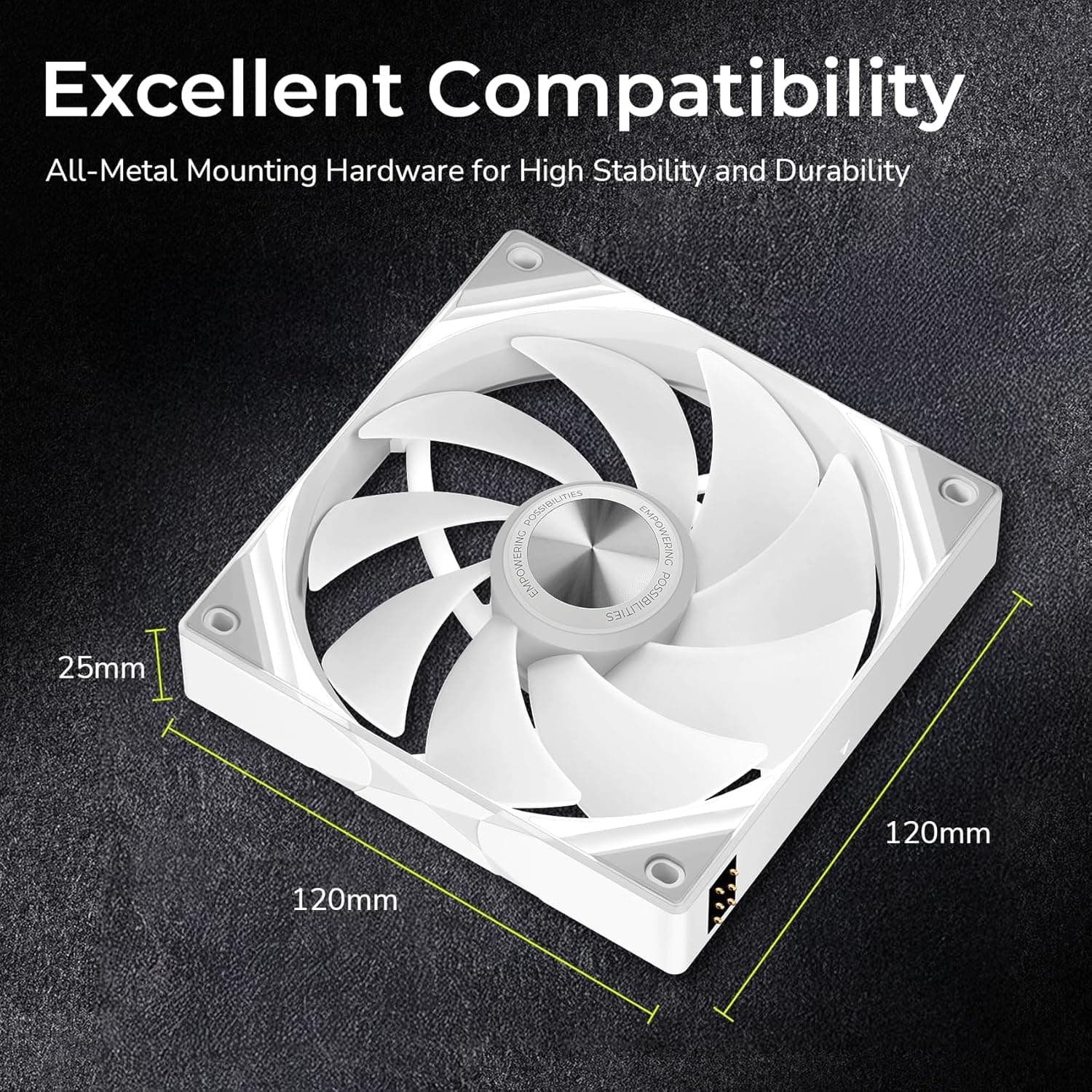 TRYX ROTA SL 120mm White Addressable RGB image