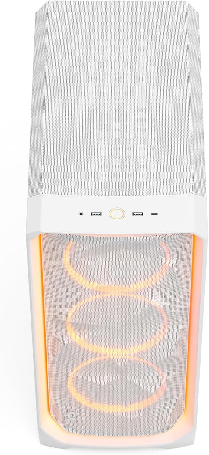 Fractal Design Meshify 3 Ambience Pro RGB White TG Clear Tint image