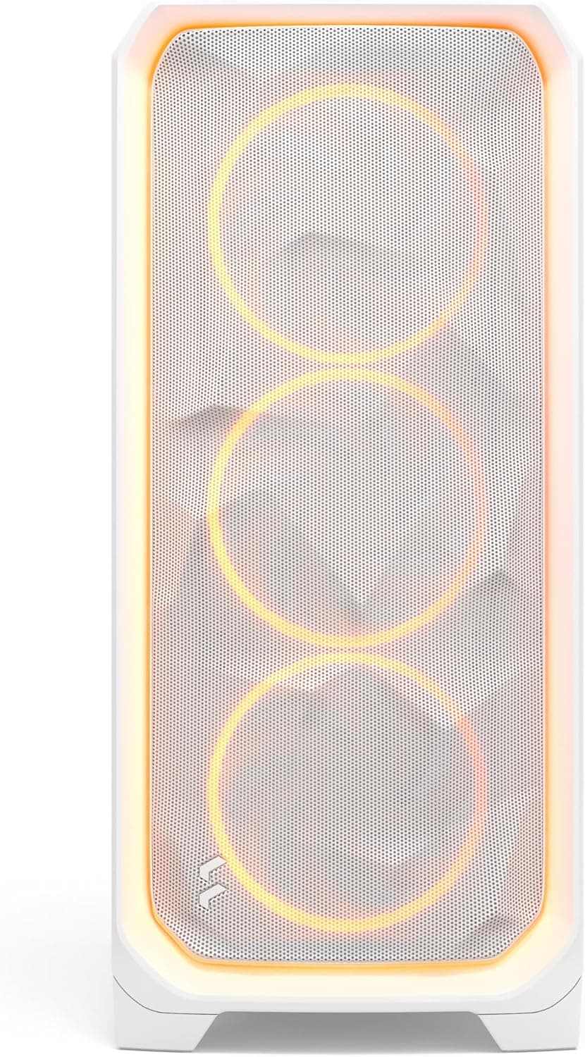 Fractal Design Meshify 3 Ambience Pro RGB White TG Clear Tint image