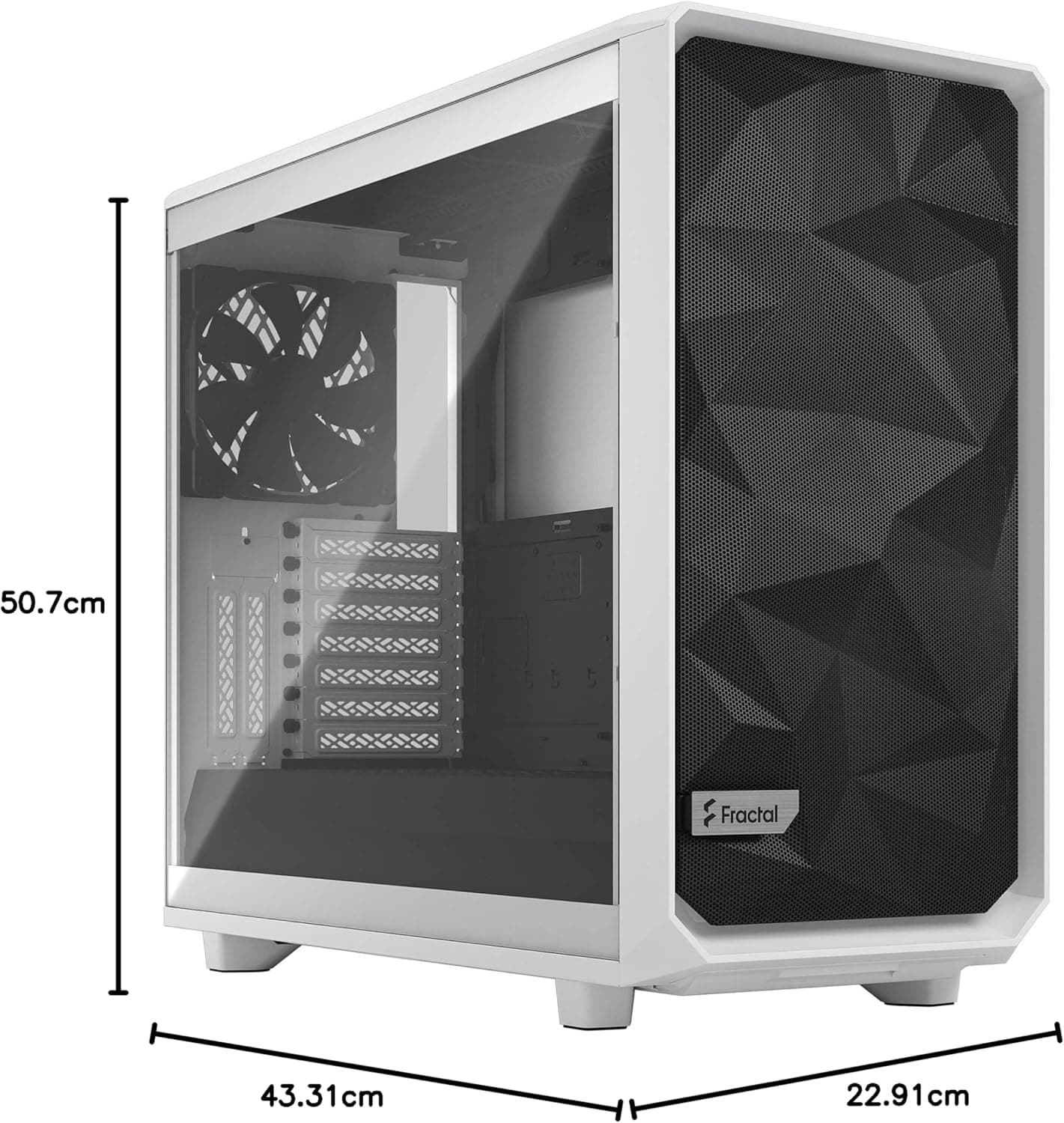 Fractal Design Meshify 3 White TG Clear Tint image