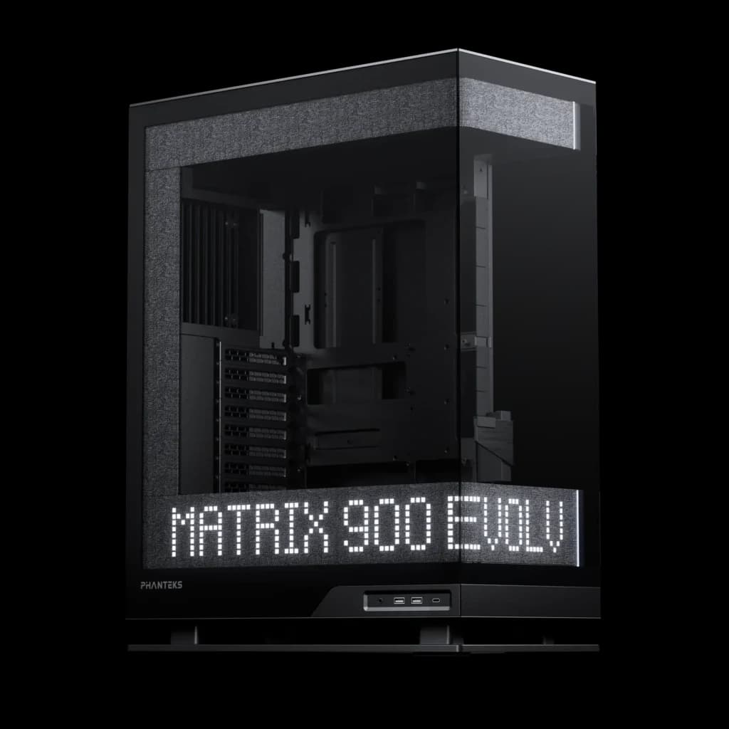Phanteks EVOLV X2 Matrix ATX Mid Tower Black Tempered Glass Side Panel image