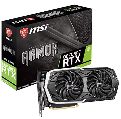 MSI ARMOR GeForce RTX 2070 8GB GDDR6 Black / Silver image