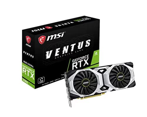MSI GeForce RTX 2080 VENTUS 8GB GDDR6 Silver / Black image