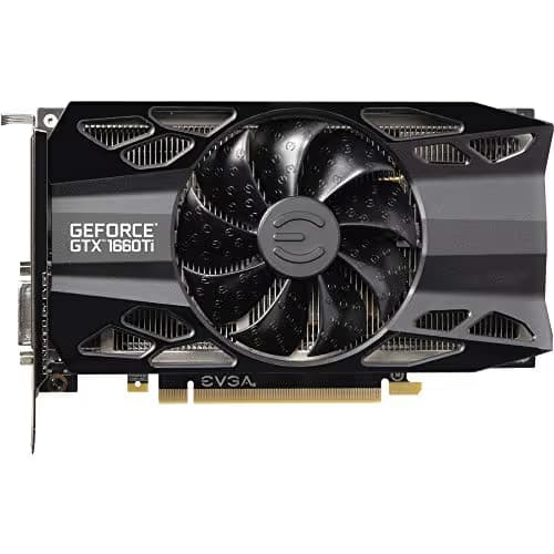 EVGA XC BLACK GAMING GeForce GTX 1660 Ti 6GB GDDR6 Black image