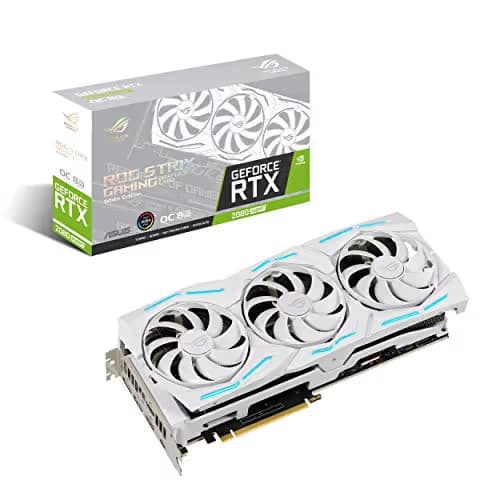 ROG Strix White GeForce RTX 2080 Super Overclocked Triple-Fan 8GB GDDR6 PCIe 3.0 Graphics Card main image