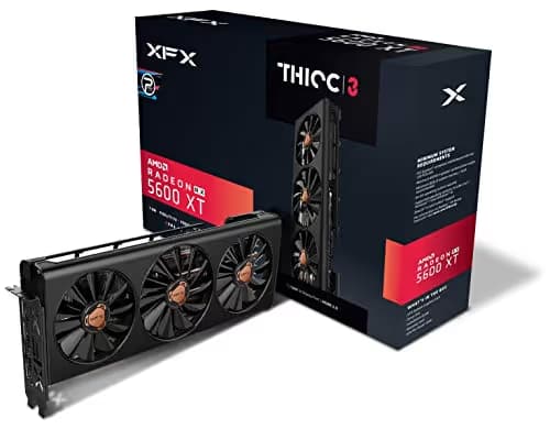 XFX Radeon RX 5600 XT THICC III PRO - 14GBPS 6GB GDDR6 Boost Up to 1750MHz 3xDP HDMI Graphics Card RX-56XT6TF48 main image