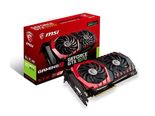 MSI GAMING X GeForce GTX 1070 8GB GDDR5 Black / Red main image