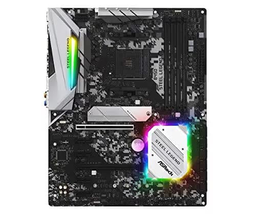 ASRock B450 Steel Legend Socket AM4/ AMD Promontory B450/ DDR4/ Quad CrossFireX/ SATA3&USB3.1/ M.2/ A&GbE/ATX Motherboard image