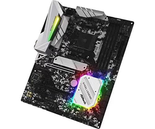 ASRock B450 Steel Legend Socket AM4/ AMD Promontory B450/ DDR4/ Quad CrossFireX/ SATA3&USB3.1/ M.2/ A&GbE/ATX Motherboard image