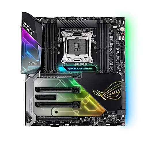 ASUS ROG RAMPAGE VI EXTREME LGA2066 DDR4 M.2 U.2 X299 EATX Motherboard with onboard 802.11AD WiGig Wi-Fi USB 3.1 main image