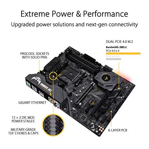 Asus X570 TUF GAMING X570-PLUS DDR4 ATX image