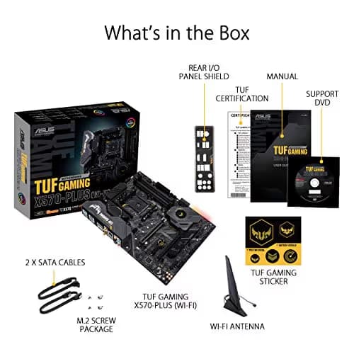 Asus TUF GAMING X570-PLUS (WI-FI) AM4 DDR4 ATX image
