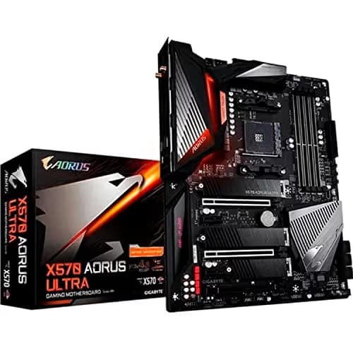 GIGABYTE X570 AORUS ULTRA AMD Ryzen 3000 PCIe 4.0 SATA 6Gb/s USB 3.2 AMD X570 ATX Motherboard image