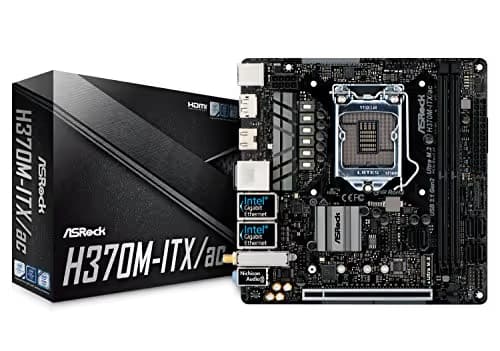 ASRock H370M-ITX/ac LGA 1151 (300 Series) Intel H370 HDMI SATA 6Gb/s USB 3.1 Mini ITX Intel Motherboard image